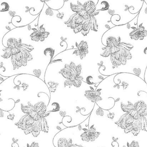 Picture of GIFT WRAPPING WHITE FLOWERS